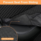Dog Car Seat Cover for Back Seat, 2026 Upgraded 600D Heavy Duty Waterproof & Scratch-Resistant Dog Hammock for Car, Back Seat Pet Cover for Dogs with Sedan, and SUVs, Standard, Paw Prints