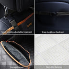 Front Seat Cover for Dogs Waterproof Car Seat Cover Protects Seats from Hair, Dirt, and Liquid Messes Scratch Proof Nonslip Bucket Seat Cover for Pet of Cars,Trucks and SUVs