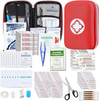 276PCS First Aid Kit Home Car Camping Hiking Emergency Supplies Small Compact Lovely Bag for School Outdoor, Basic Outdoor Essentials Survival Kit for Travel
