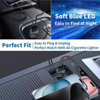 USB C Car Charger for iPhone 17, 2Pack 67W 3-Port USB-C & USB-A Fast Car Charger Cigarette Lighter Fast Charging for iPhone 17/16/15/14/13/12/Pro Max, iPad Pro, Galaxy, Google Pixel, Android