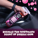 Mr. Pink Iconic Scent Spray Air Freshener and Odor Eliminator for Car, Truck, SUV, Home, Office, and Gym, Sweet Candy Bubblegum Inspired Scent - 4 Fl Oz, Pack of 2