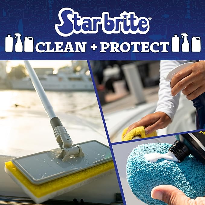 RV Wash & Wax - Concentrated Cleaner - Cleans & Shines in One Easy Step + Repels Future Stains & Protects from UV Damage 128 Oz (71500)