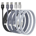 Car Carplay Cable for iPhone 17 16 Pro Max, (5Pcak, 3ft) Braided USB A to USB C for CarPlay USBC Cord, for Galaxy S25 S24, iPad Pro/Air/mini Car Charger Cord