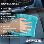 Microfiber Cleaning Cloth - Pack of 50, Microfiber Towels for Cars 16 x 12 in, Highly Absorbent Cleaning Rags, Lint-Free, Streak-Free Cleaning Cloths for Car Kitchen Home Office