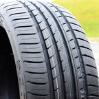 MuchoMacho All-Season Passenger Car High Performance Radial Tire-245/45R17 245/45ZR17 245/45/17 245/45-17 99W Load Range XL 4-Ply BSW Black Side Wall UTQG 300AAA
