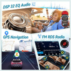 4G+64G 9 inch Radio for BMW X3 2004-2012 Android Touch Screen Car Stereo | Wireless Carplay/Android Auto/32 EQ Audio/1280 * 720 Screen/SWC/Bluetooth