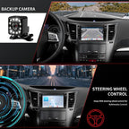QLED Radio for Subaru Legacy Outback Upgrade 2010 2011 2012 2013 2014,4G Network,Touch Screen Stereo Replacement,Wireless carplay Android auto,Free Camera