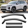 2026 2027 in-Channel Rain Guards Side Window Visor Deflectors for Toyota RAV4 LE XLE Premium SE XSE Limited Woodland, Dependable RAV 4 Vent Shade