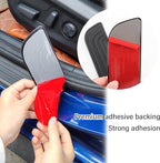 4PCS Car Door Sill Protector,Anti-Scratch Rubber Car Door Protector Edge Guards for Door Steps,Universal Waterproof Door Threshold Strips Exterior Accessories for Car Truck SUV (Black, Width 1.96")