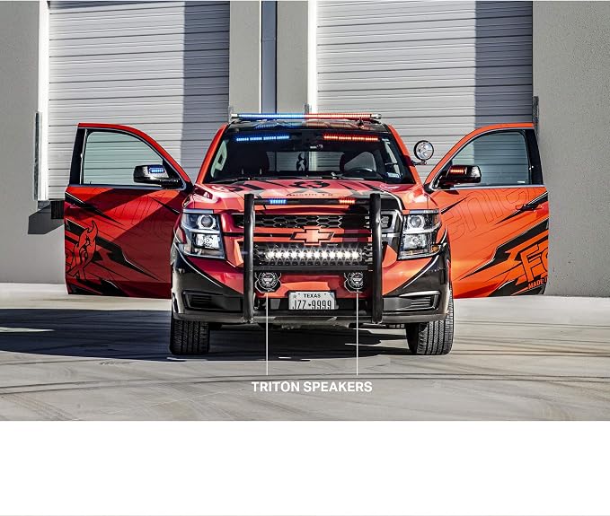 Feniex Triton 100 Watt Speaker | Universally Compatible with Any Siren, Ultra Rugged | Speaker