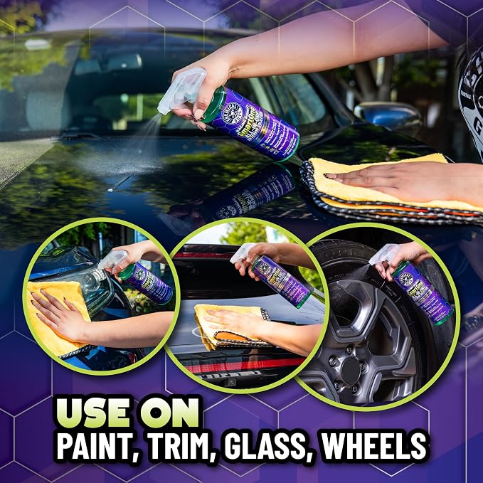 Raging Rhino SmartOne 2 Pack With Storage Bag All In One Exterior Spray Microfiber Towels Giftable Waterless Wash And Quick Detail Set