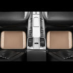Bling Car Mats Shining Diamond Carpet Crystal Rhinestones Sparkly Glitter Floor Mats with Anti-Slip PVC Heel Pad Universal Fit for Automotive SUV, Sedan, Car, Van, 4pcs for Girl Women, Beige