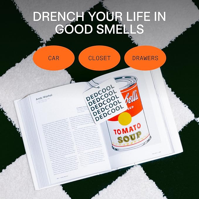 Air Freshener in Madonna Lily | Hanging Odor Eliminator for Cars, Closets & Drawers | Black Pepper, Sandalwood & Bergamot | Vegan, Non-Toxic, Cruelty-Free