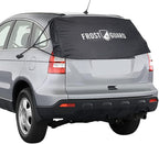Rear Windshield Cover for Ice and Snow, For SUVs and Trucks - Rear Window Cover to Reduce Scraping, Elastic to Conform to Vehicle's Shape - Secure Hooks for Snug Fit - Black, 59 x 20 Inches