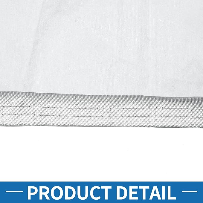 Car Windshield Cover Half Car Cover Top with Reflective Straps for Ice and Snow for Most Car Silver Tone 67" x 71"