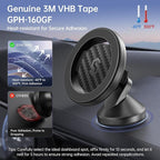 MagSafe Car Mount - Flexible Rotation Magnetic Phone Holder for Dash, Strong Magnets, Universal Compatible iPhone, Samsung, Pixel - MagSafe Car Accessories