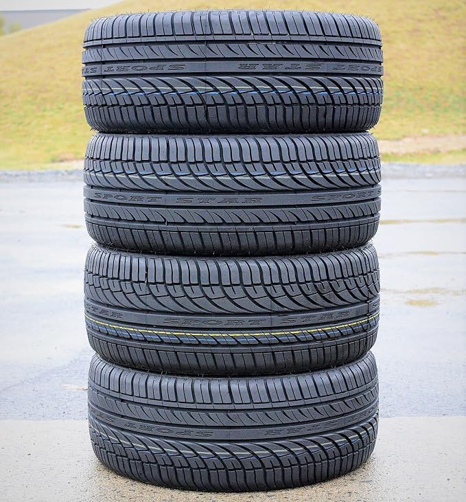 Set of 4 (FOUR) Fullway HP108 All-Season Passenger Car High Performance Radial Tires-225/40R18 225/40ZR18 225/40/18 225/40-18 92W Load Range XL 4-Ply BSW Black Side Wall UTQG 380AA