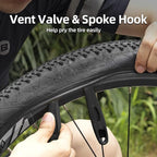 16 In 1 Multi-Function Bike Tool Kit - Allen Wrench, Tire Levers | Portable, Foldable, High Quality Steel,Bike Multitool Cycling Tool Kit