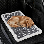 Backseat Dog Bed Mat for Car, Non-Slip Scratch-Resistant Dog Car Seat Cover, Soft Thick Pet Travel Cushion, Washable Back Seat Protector Blanket for Cars SUVs Trucks, 53 x 24 Inches