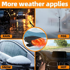 Car Heater, 12V 200W Powerful Portable Defroster Defogger, 2026 New Upgrade 2-in-1 Heater and Cool Fan with 360° Rotation, Plug into Cigarette Lighter