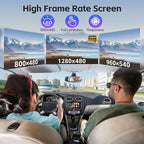 Single Din Radio Car Stereo with Wireless Apple Carplay & Android Auto, 6.9" UHD Touchscreen Car Stereo with Bluetooth, 1080P Backup Camera Mirror Link Navigation USB Type-C Fast Charging FM/AM EQ SWC