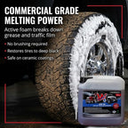 Pro 50 Touchless One Step Car Wash Detergent Soap Concentrate No Brushing, Commercial Grade Professional Auto Foam Cleaner Also Great for Trucks & Tractors