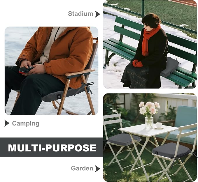 Patio Seat Cushion, Stadium Cushions, Waterproof Outdoor bleacher seat Cushion, Camping seat Cushion for Any Sports Events use