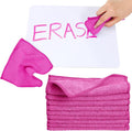 Cleaning Cloth Dry Erase Cloth Cleaning Rags Reasonable Kitchen Towels Microfiber Towels Cars Wash(6 x 6 Inch,Pink,30 Pcs)