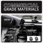Tackform Link Vent Phone Mount Compatible with 2016-2023 Toyota Tacoma and 2014-2021 Toyota Tundra | Aluminum | Zero Slip, Anti-Scratch | Universal Holder Compatible with iPhone, Galaxy, More | Black