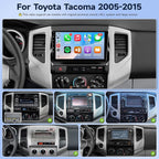 Car Radio for Toyota Tacoma 2005-2015 Stereo Replacement （J.B.L Version） with Wireless Carplay Android Auto, 9'' Touchscreen in-Dash Bluetooth GPS Navigation WiFi SWC Backup Camera MIC 2+32G