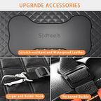 Car Back Seat Pet Cover for Dogs Back Seats Protector, Soft Inflatable Cushion Backseat Extender Comfortable Dog Hammock, Waterproof Dog Bed Rear Travel Accessories for Car,SUV,Truck