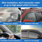in-Channel Window Rain Guards for 2011-2023 Dodge Charger, Window Visor Guard Vent Wind Shade Deflector Rain Shield Protector Sun Visor 2012 2013 2014 2015 2016 2017 2018 2019 2020 2021, 4PCS