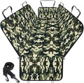 Waterproof Dog Car Seat Cover for Back Seat, Pet Hammock- S, Camouflage | Durable waterproof hammock with nonslip design & storage pockets. Protects seats from scratches, fits cars, SUVs & trucks.