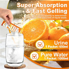 Poo Powder for Portable Toilet Gel Powder, Camping Toilet Gel 50PCS | Citrus Scent Pee Powder, Eco Toilet Gel for 650ml Urine/10g, Toilet Gel Powder for Outdoor Camping and Hiking