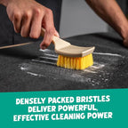 Induro 7 Heavy Duty Interior Carpet&Upholstery Detailing Brush – Durable Bristles,Car Carpet Brush for Deep Cleaning Fabric,Mats&Seats,Ergonomic Grip for Comfort and Control,(Pack of 12)