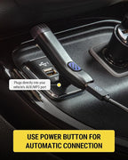 BTAXS3 Hands-Free Audio Kit, Bluetooth Receiver for Car Stereo with Noise Cancellation, 3.5mm AUX Bluetooth Adapter for Car Radio, Compatible with Siri/Google Assistant Voice Command
