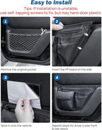 Oxford Front Rear Door Storage Pockets Compatible with 2007-2017 Wrangler JK 4-Door, 4 Pack Insert Organizer Boxes for Interior Storage Expansion