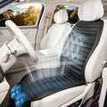 Cooling Car Seat Cushion with Dual Fans, 12V-24V Ventilated Front Seat Pad, Breathable Mesh Fabric, 3-Speed Adjustment, Enhanced Airflow, Universal Fit for Cars, Trucks, SUVs