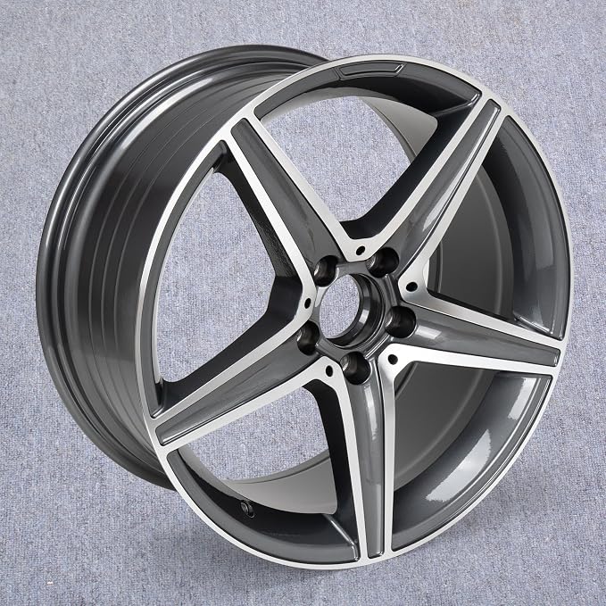 New 18x8.5" 18 Inch Premium Aluminum Alloy Wheel Rim Compatible with 2014–2016 Mercedes-Benz E-Class, E350, E400, OEM Design, Alloy Replacement Wheel, Super Duty Replacement Car Rim, OE Stock ﻿