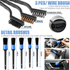 Car Cleaning Kit, Car Interior Detailing Kit with High Power Handheld Vacuum, Detailing Brush Set, Windshield Cleaner, Cleaning Gel, Complete Auto Accessories for Men, Women