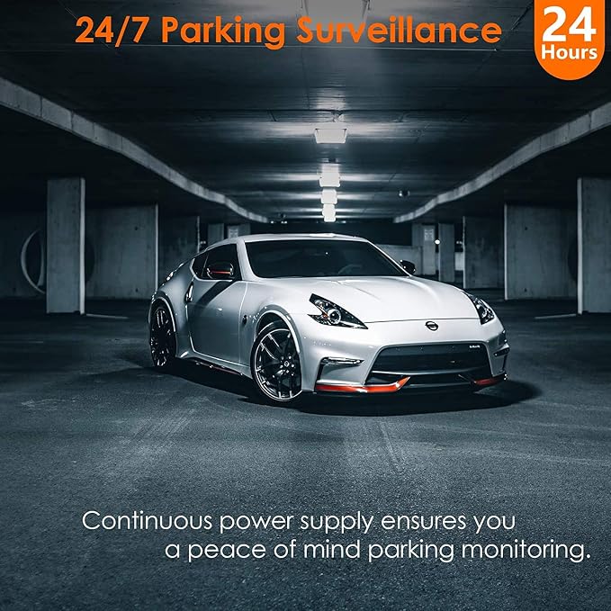 Micro USB Dash Cam Hardwire Kit with Low Voltage Protection, 12V-24V to 5V, 13ft/320cm Car Dash Camera Charger Power Cord for Dashcam Supply Radar Detectors