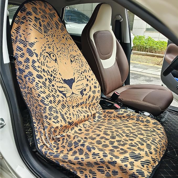 Waterproof Sweating Car Seat Cover for Post Gym Workout, Running, Swimming, Beach and Hiking, Universal Fit Non-Slip Bucket Seat Protector for Cars SUV Trucks, Machine Washable (Jaguar)