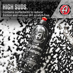 Adam's Polishes Graphene Shampoo 16oz - Ceramic Coating Infused Car Wash Soap - Powerful Cleaner & Protection In One Step - pH Neutral, High Suds For Foam Cannon, Foam Gun, Or Detailing Bucket