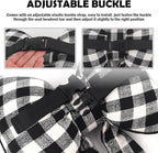 2026 New Bow Car Neck Pillow,Stylish Car Headrest Pillow with Black & White Check for Cars Decorations,Breathable Comfortable Neck Pillows for Cars as Halloween
