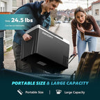 12 Volt Refrigerator, 31QT(29L) Compressor Electric Cooler APP Control, Car Fridge -4℉~68℉, Portable Refrigerator 12/24V DC 100-240V AC, Portable Freezer for Camping, Boat, Travel