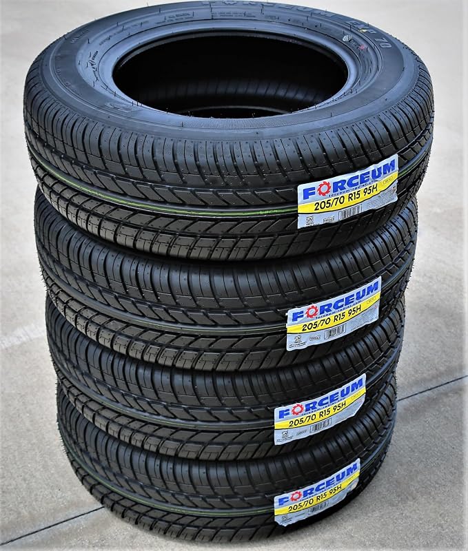 EXP 70 All-Season Passenger Car Touring Radial Tire-205/70R15 205/70/15 205/70-15 95H Load Range SL 4-Ply BSW Black Side Wall UTQG 320AAA