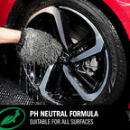 Hybrid Solutions Ceramic Car Wash and Wax, Gentle pH Neutral Car Cleaner with Extreme Water Beading Paint Protection, High Gloss Spot-Free, Car Wax Shine, Fruity Scent, 48 oz (Pack of 2)