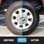 120255 All in One Tire Wet Foam Cleans, Shines & Protects Tires while Lifting away Grime, Grease & Dirt, Ultra Gloss Shine - Cherry Scent