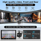 9" Android Double-DIN Car Stereo with 1080P Dashcam & Backup Camera, Wireless CarPlay Android Auto, WiFi/USB Tethering, 24B-EQ DSP/Bluetooth/FM/AM/GPS/SWC, HDMI Out, OTA Upgrade