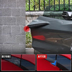 Car Door Edge Guards,Car Door Corner Protector Pads Compatible with Corvette C8 Stingray Z06 Z51 2020 2021 2022 2023 2024,Door Middle Protrusion,V-Shaped Anti-Collision (Blue)